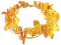 Multi-row amber bracelet